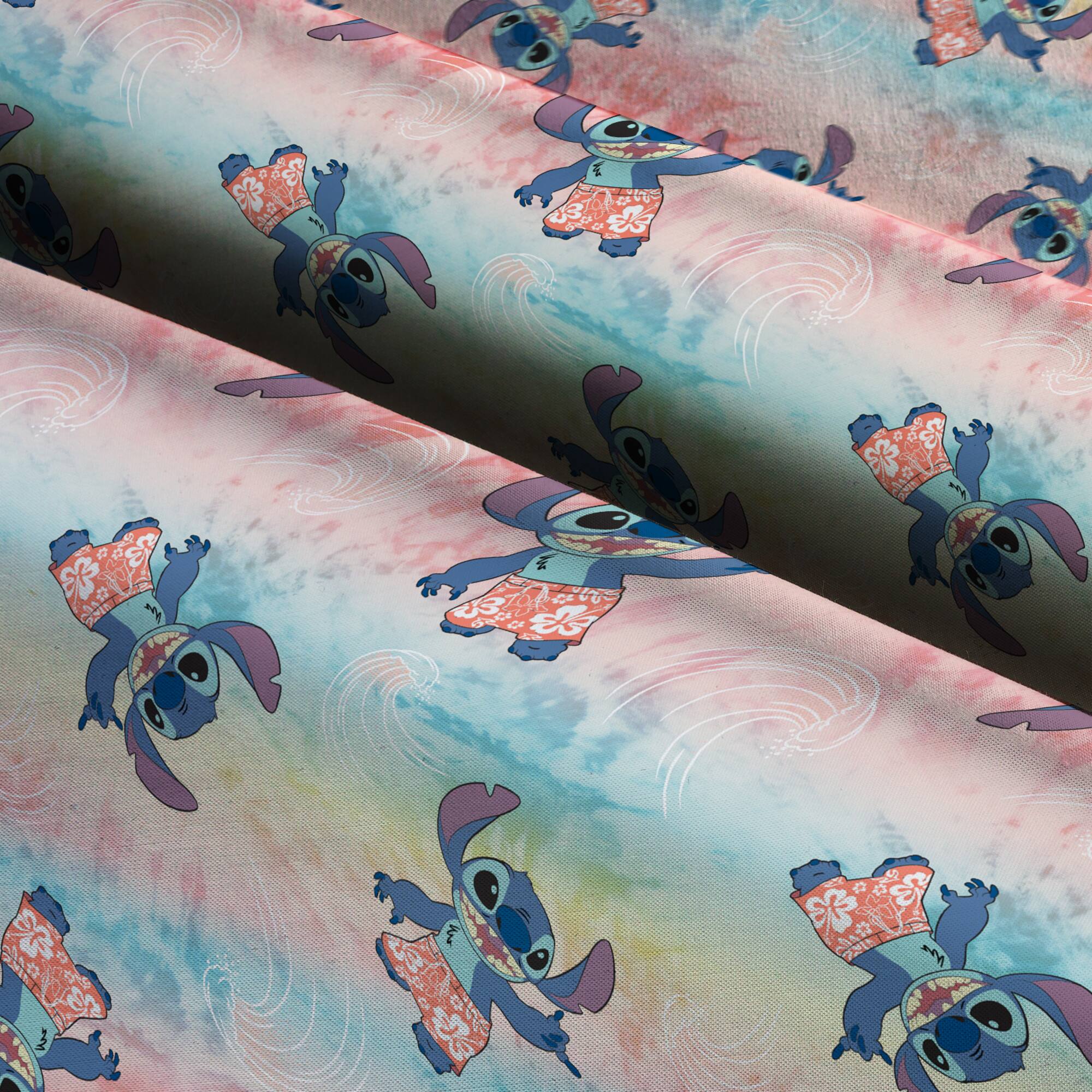 Disney® Lilo & Stitch Tie-Dye Waves Cotton Fabric